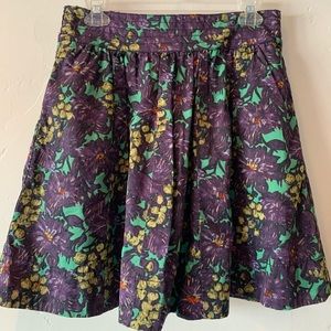 J.Crew floral skirt